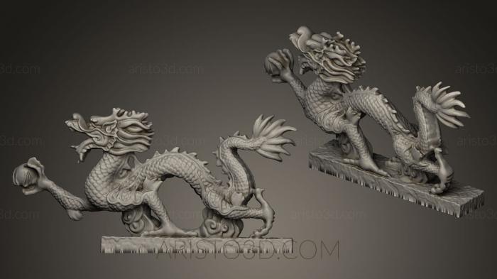 Figurines of griffins and dragons (STKG_0011) 3D model for CNC machine